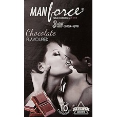 Deals, Discounts & Offers on Sexual Welness - Manforce 3 in 1 Ribbed Contour Condom - 10 Pieces (Pack of 9, Chocolate)
