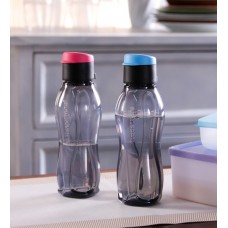 Deals, Discounts & Offers on  - Tupperware Black Plastic 310 ML Fliptop Bottle - Set of 2