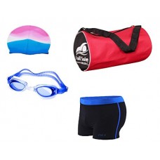 Deals, Discounts & Offers on  - StarX Swmikit3 Latex Swimming Kit, Adult Free Size (Multicolor)