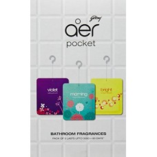 Deals, Discounts & Offers on Personal Care Appliances - Godrej aer Pocket - Bathroom Fragrances - 3x10 g Pack