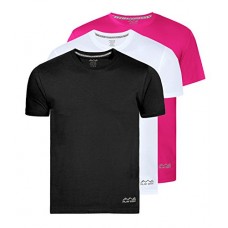 Deals, Discounts & Offers on  - AWG Men's Dryfit Polyester Round Neck Half Sleeve T-Shirts - Value Pack of 3