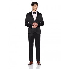 Deals, Discounts & Offers on  - V Dot Men's Peak Lapel Regular Fit Suit (Pack of 2)