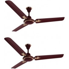 Deals, Discounts & Offers on Home Appliances - Sameer Jewel Pack of 2 3 Blade Ceiling Fan(Brown)