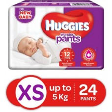 Deals, Discounts & Offers on Baby Care - Huggies Wonder Pants Diaper - XS(24 Pieces)