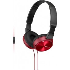 Deals, Discounts & Offers on Headphones - Sony MDRZX310APRCE Wired Headset with Mic(Red, Over the Ear)