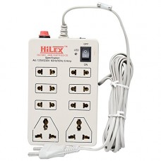 Deals, Discounts & Offers on  - Hilex Mini Strip 8 Plug Point Extension Strip with Fuse and Spark Suppressor