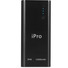 Deals, Discounts & Offers on Power Banks - Ipro 13000 mAh Power Bank (iP40)(Black, Lithium-ion)