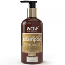 Deals, Discounts & Offers on Personal Care Appliances -  WOW Hair Strengthening No Sulphate and Parabens Shampoo, 300ml