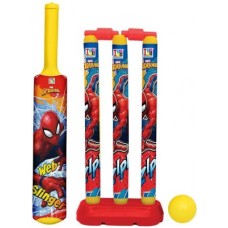Deals, Discounts & Offers on Auto & Sports - Marvel Spiderman Cricket Set-Plastic Cricket