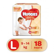 Deals, Discounts & Offers on  - Huggies Ultra Soft Pants Large Size Premium Diapers (18 Counts)