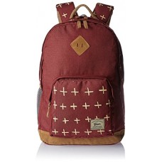 Deals, Discounts & Offers on  - Gear Printed 42 ltrs Maroon and Brown Freshers Backpack (BKPFRSHRS2302)