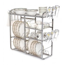 Deals, Discounts & Offers on  - Home Creations 4 Layers Stainless Steel Utensils Rack