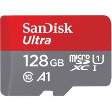 Deals, Discounts & Offers on Storage - SanDisk Ultra 128 GB MicroSDXC Class 10 100 MB/s Memory Card(With Adapter)