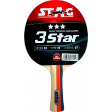 Deals, Discounts & Offers on Sports - Stag 3 Star Table Tennis Racquet