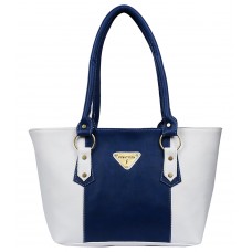 Deals, Discounts & Offers on Watches & Handbag - Fantosy white and blue women handbag (FNB-690)
