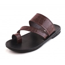 Deals, Discounts & Offers on Men Footwear - Fucasso Men's Synthetic Brown Slippers