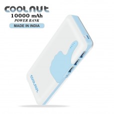 Deals, Discounts & Offers on Power Banks - COOLNUT 10000 mAh Power Bank for Mobile with 3- USB Ports - White