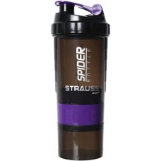 Deals, Discounts & Offers on Sports - Strauss Spider Bottle 500 ml Shaker, Sipper  (Pack of 1, Purple)