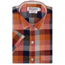 Deals, Discounts & Offers on Men & Women Fashion - Arihant Men's Checkered Half Sleeves Reguler Fit Formal Shirt
