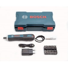 Deals, Discounts & Offers on Home Improvement - Bosch Go 3.6V Smart Screwdriver Set (Blue, 33-Pieces Bit set)