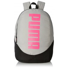 Deals, Discounts & Offers on Accessories - Puma 28 Ltrs Grey Violet and Fluo Pink Casual Backpack (7279002)