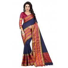 Deals, Discounts & Offers on Women Clothing - ishin Art Silk Saree With Blouse Piece