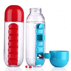 Deals, Discounts & Offers on Kitchen Containers - Inditradition Water Bottle with Medicine Storage at Just Rs.199