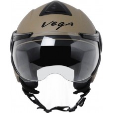 Deals, Discounts & Offers on Car & Bike Accessories - Vega VERVE Motorbike Helmet  (Dull Desert Storm)