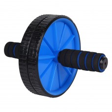Deals, Discounts & Offers on Sports - Inditradition 786 Ab Wheel Roller, With Mat (Blue/Black)