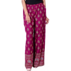 Deals, Discounts & Offers on Women Clothing - Deeksha Regular Fit Women's Purple Trousers