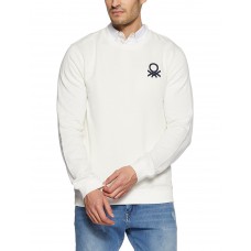 Deals, Discounts & Offers on Men Clothing - United Colors of Benetton Men's Cotton Sweatshirt