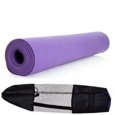 Deals, Discounts & Offers on Sports - Skyfitness Yoga mat With bag Purple 4 mm Exercise & Gym Mat