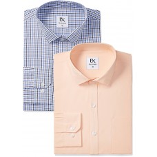 Deals, Discounts & Offers on Men Clothing - Ex by Excalibur Men's Formal Shirt (Pack of 2)