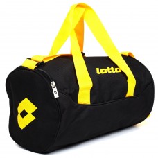 Deals, Discounts & Offers on Accessories - Lotto Black and Yellow Gym Bag