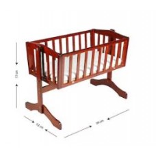 Deals, Discounts & Offers on Furniture - LuvLap Baby Cot with Mattress C-10M - Cherry Red