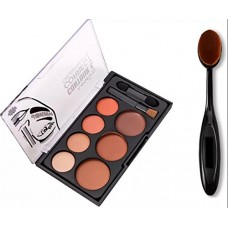 Deals, Discounts & Offers on Beauty Care - Adbeni Mars contouring and highlighting with oval brush (Set of 2)