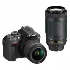 Deals, Discounts & Offers on Cameras - Nikon D3400 Digital Camera Kit (Black)