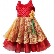Deals, Discounts & Offers on Kid's Clothing - MVD Fashion Girls Midi/Knee Length Party Dress