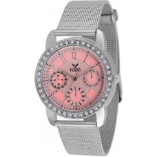 Deals, Discounts & Offers on Watches & Wallets - Fogg 14015-PK Modish Watch - For Women