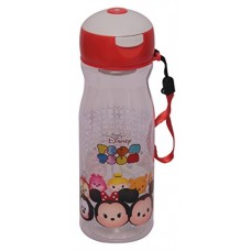 Deals, Discounts & Offers on Home & Kitchen - Disney Tsum Tsum Plastic Push Button Sipper Bottle, 530ml, Multicolour