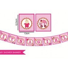 Deals, Discounts & Offers on  - Syga It's A Girl Baby Shower Party Decorative Banner, Pink
