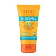 Deals, Discounts & Offers on Personal Care Appliances - VLCC 3D Youth Boost SPF40 PA +++ Sunscreen Gel Creme, 100g