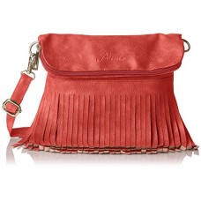 Deals, Discounts & Offers on Watches & Handbag - Alessia74 Women's Sling Bag (Orange) (PBG245A)