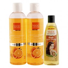 Deals, Discounts & Offers on Personal Care Appliances - VLCC Dandruff Shampoo (Buy 1 Get 1) and Ayurveda Hair Oil Combo