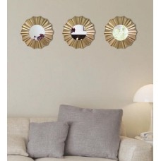 Deals, Discounts & Offers on Furniture - Hosley Set of 3 Decorative Gold Wall Mirror