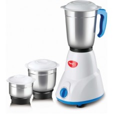 Deals, Discounts & Offers on Personal Care Appliances - Pigeon Gusto 550 W Mixer Grinder(White, 3 Jars)