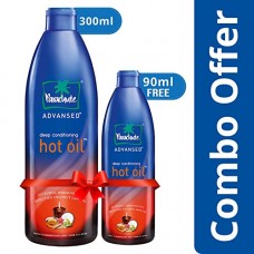 Deals, Discounts & Offers on Personal Care Appliances -  Parachute Advansed Ayurvedic Hot Oil, 300 ml with Free 90 ml Pack