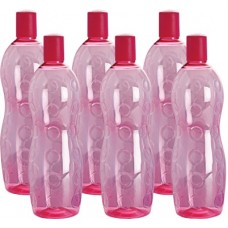 Deals, Discounts & Offers on Storage - Cello Polka 1000 ml Bottle(Pack of 6, Pink)