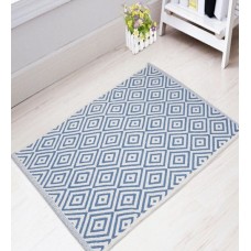 Deals, Discounts & Offers on  - Geometric Pattern Cotton 3 x 2 feet Dhurrie By Saral Home