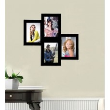 Deals, Discounts & Offers on  - Black 16X 0.5X 16 Inch Synthetic Wood Collage Photo Frame By WENS
